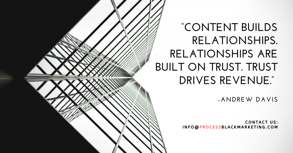 Content builds relationships